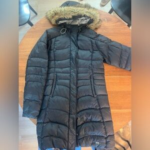 Eastern Mountain Sports (EMS) down parka with fur hood